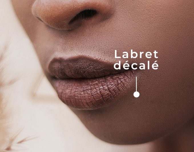 Labret décalé